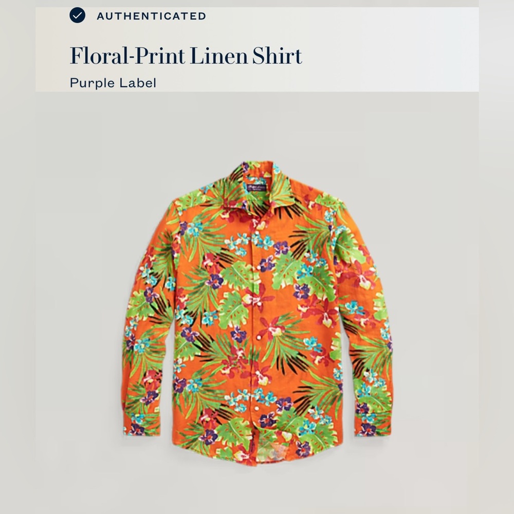Purple Label Ralph Lauren Floral Shirt